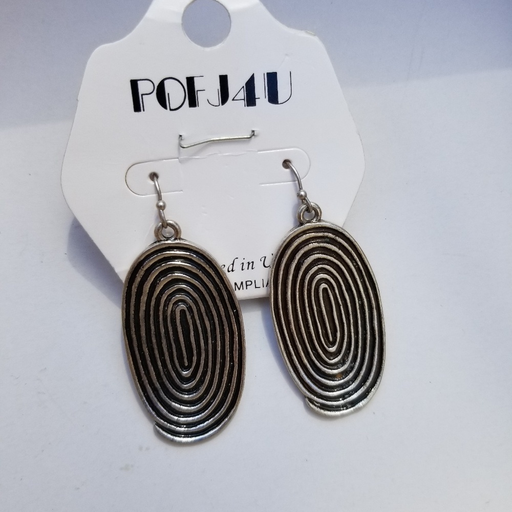 boho silver earrings brand new - Picture 2 of 5